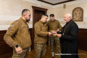 Нацгвардійці привітали Митрополита Володимира з днем народження
