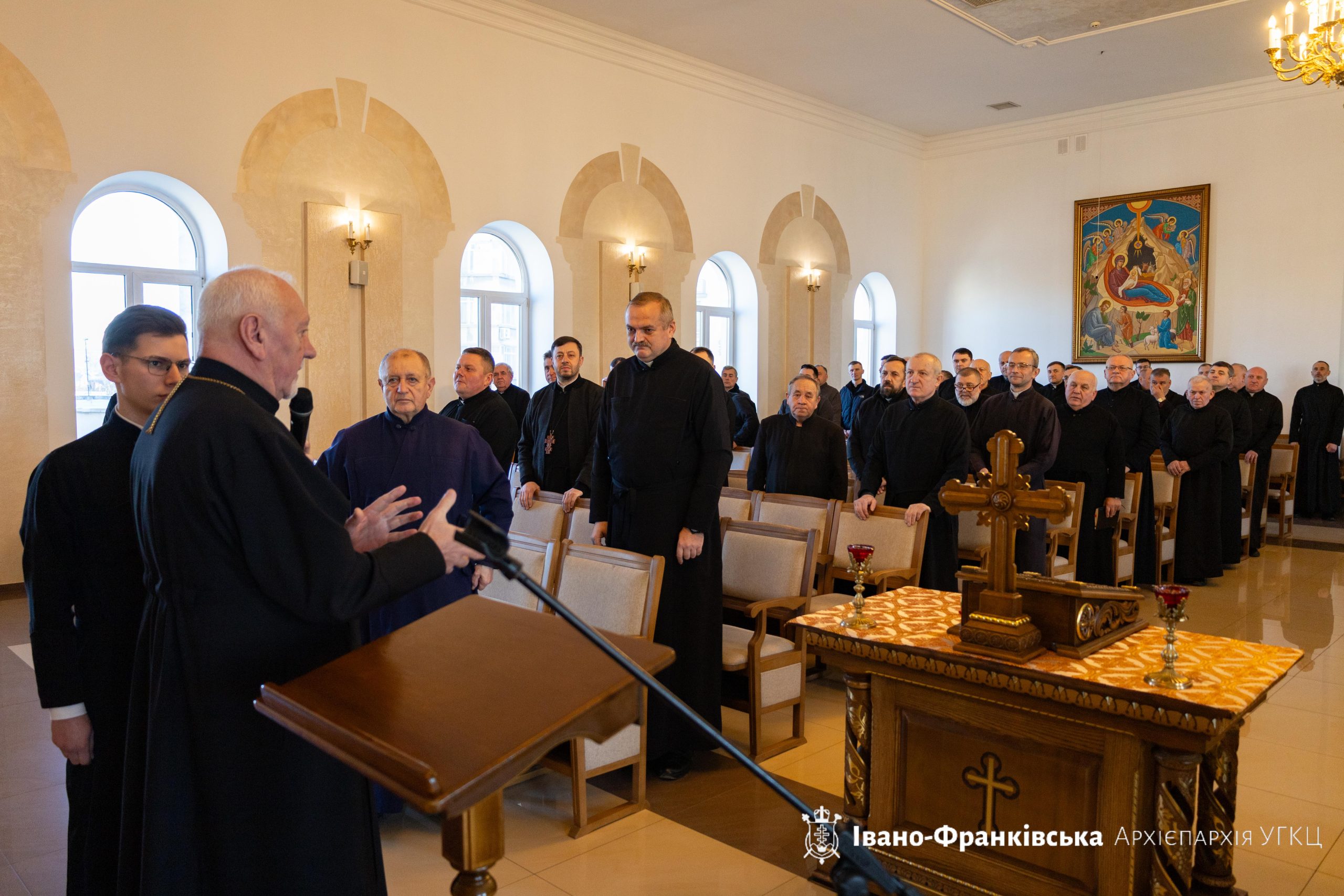 Митрополит Володимир завітав до учасників реколекцій у духовній семінарії Митрополит Володимир завітав до учасників реколекцій у духовній семінарії