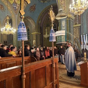 Спільна молитва за Україну у храмі Різдва Пресвятої Богородиці міста Долина Спільна молитва за Україну у храмі Різдва Пресвятої Богородиці міста Долина